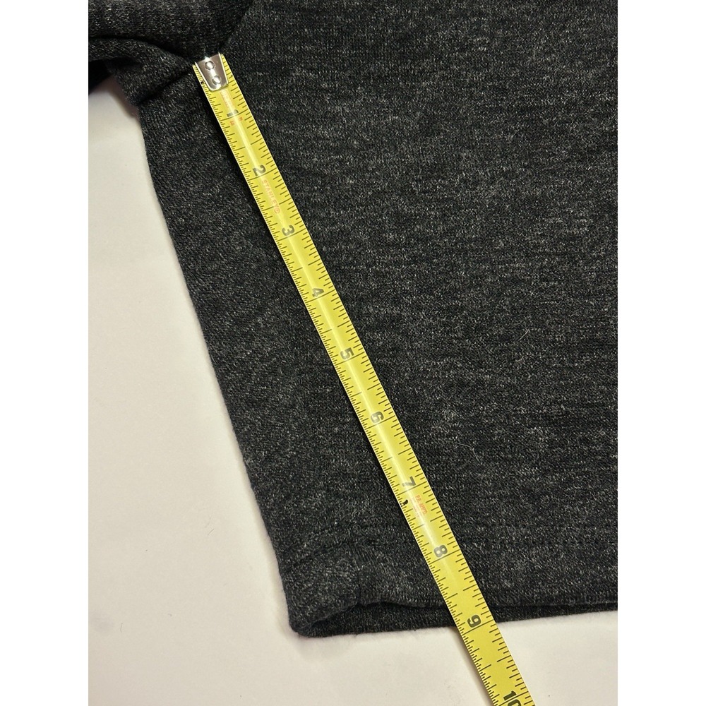 J.Come Mens Charcoal Gray Heathered Knit Drawstring Sweat Shorts Size Large - Picture 7 of 10